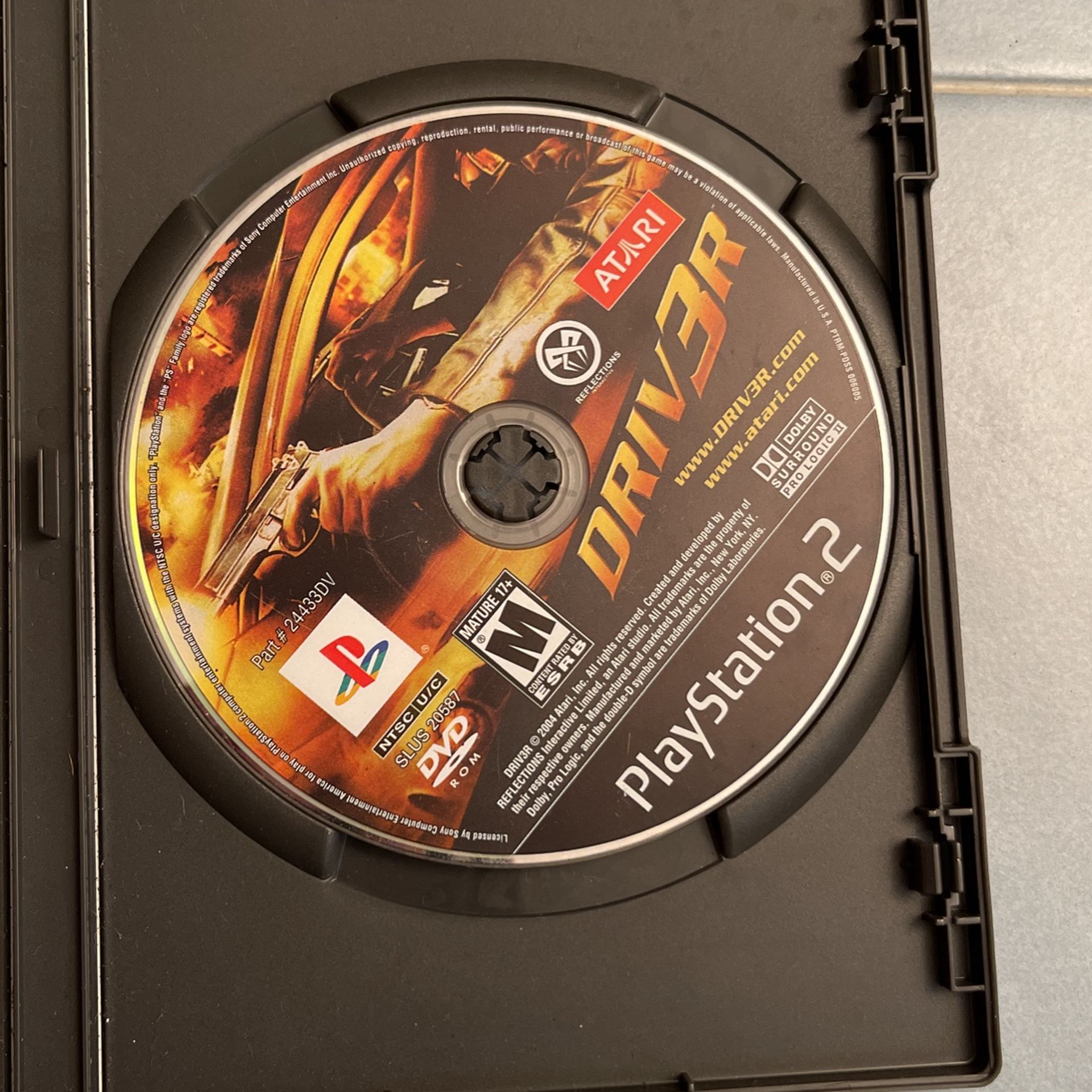 PlayStation 2 Driv3r Game