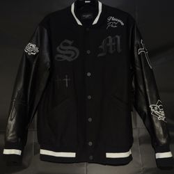 Saint Morta Graveyard Varsity – Black – Size M – BNWT – (DM Offer)