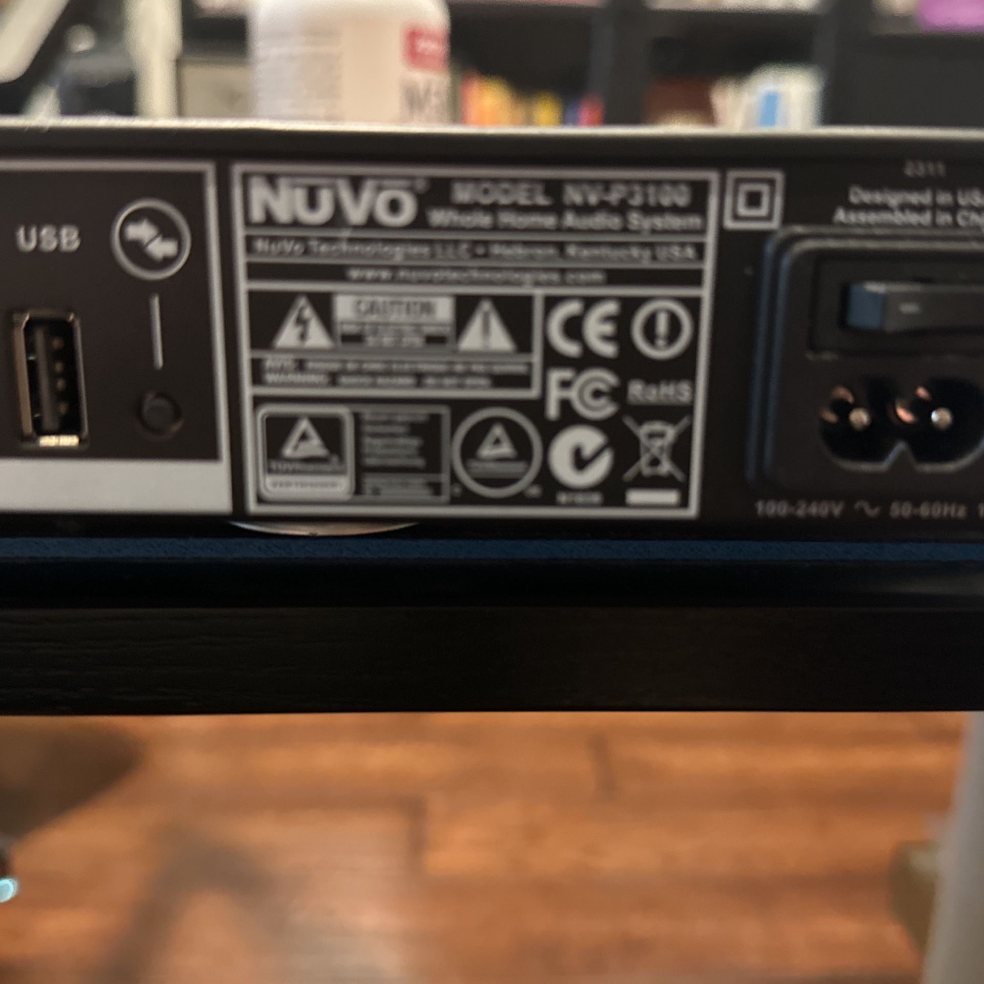 Nuvo  Whole Home Audio System Player NV-P3100 And wireless zone player NV-P100
