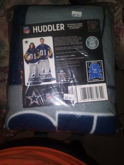 Brand New Dallas Cowboys Huddler Blanket