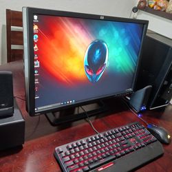 Dell  desktop Computer Windows 10. Good Working Condition.  Intel Core I5.   wifi.  1 Tb Hard Drive.   lighting gaming keyboard and mouse.  speakers i