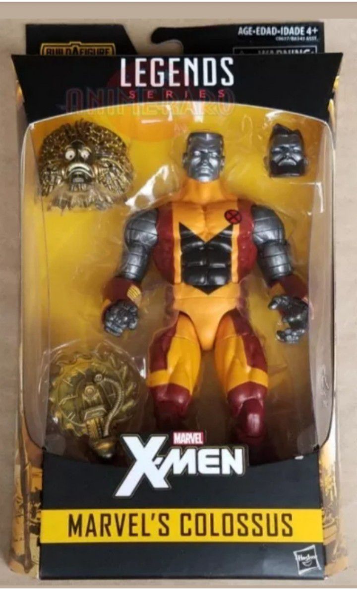 Marvel Legends Colossus Collectible Action Figure Toy with Warlock Build a Figure Piece