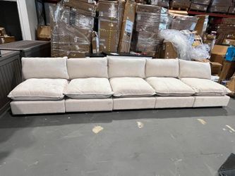 New- 156 inch Wide 5 Seats Section Sofa Couch