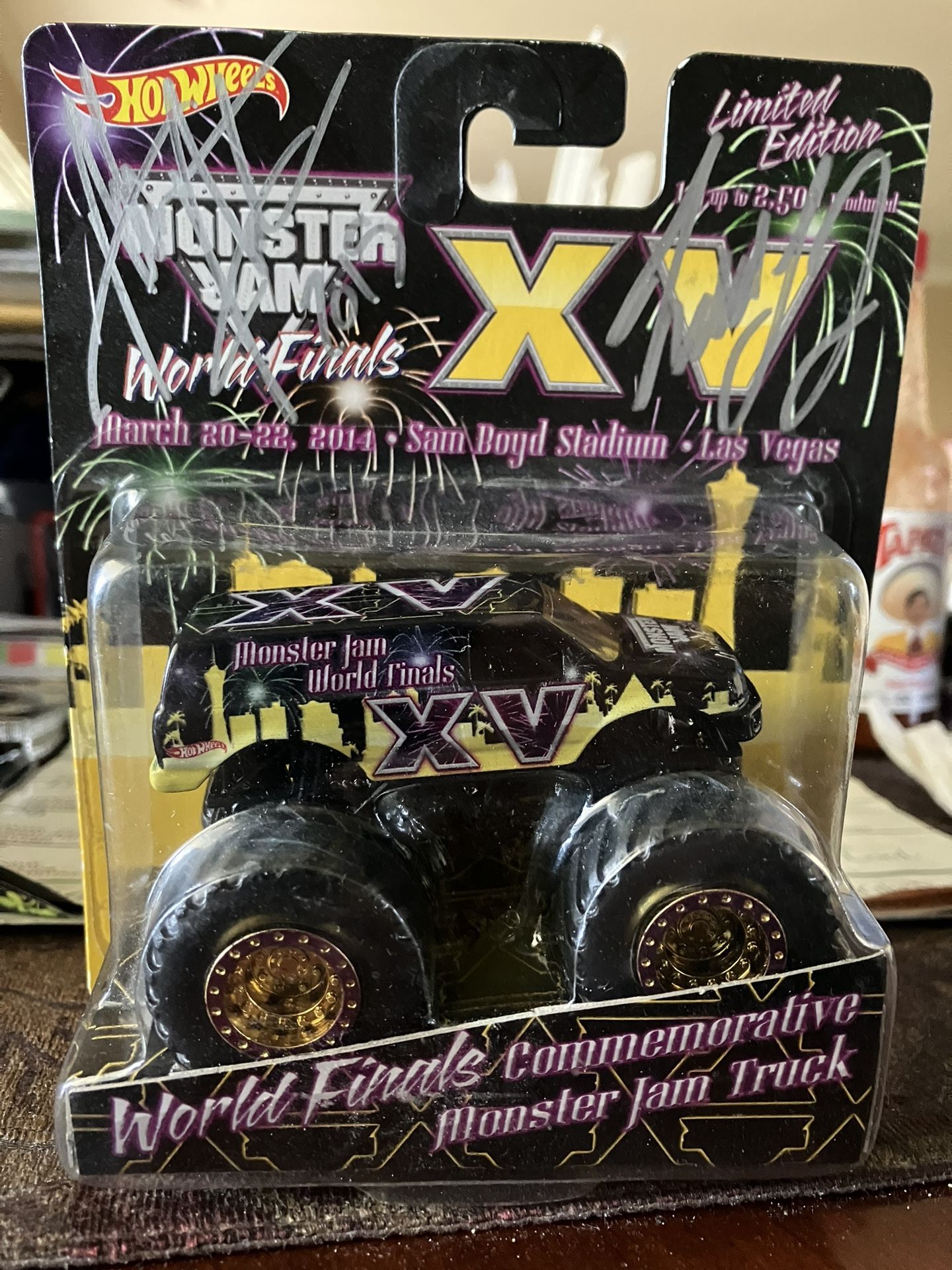 Hot Wheels Monster Jam Truck Spectraflames World Finals XV Las Vegas