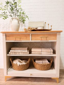 Solid Wood Buffet Table/ Cabinet