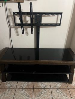 TV Stand with Integrated TV Mount