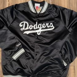 New men’s size large & XL Mitchell & ness LA Dodgers satin jacket 