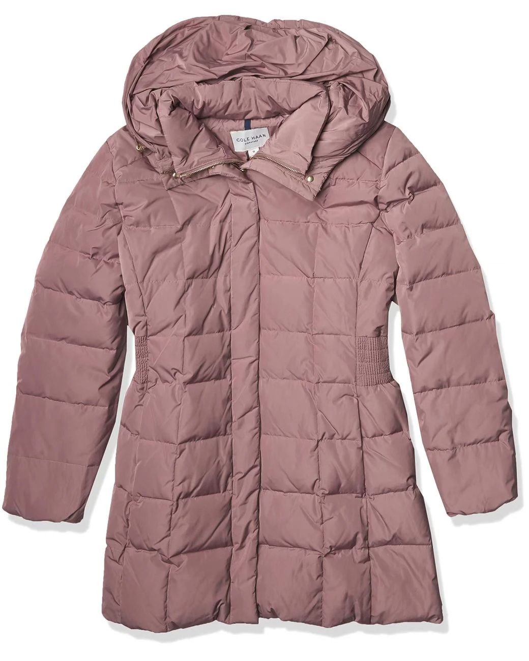 Cole Haan - Women’s 32" Signature Hooded Taffeta Down Coat