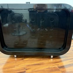 Modern Black Reception Desk / Salon Counter