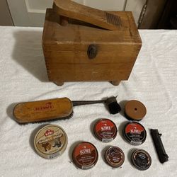 Vintage Shoe Shine Kit 