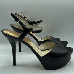 Michael Kors black 4” platform heels prom party Like New Michael Kors