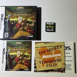 Avatar: The Last Airbender - The Burning Earth (Nintendo DS, 2007) CIB Tested