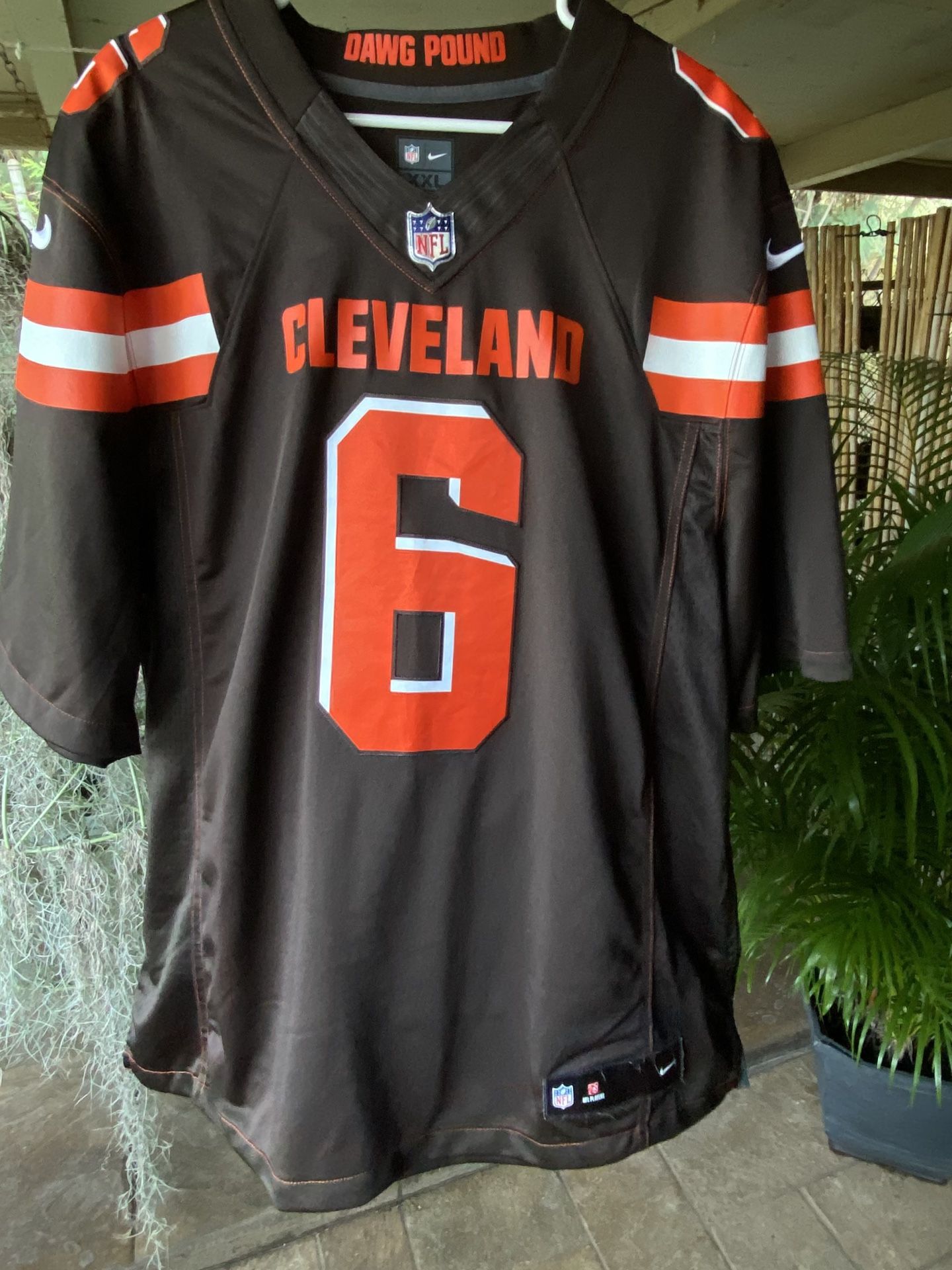 Men’s Cleveland Browns Baker Mayfield Nike On Field Jersey Size XXL
