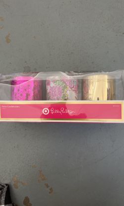 Lilly Pulitzer Candle Holders