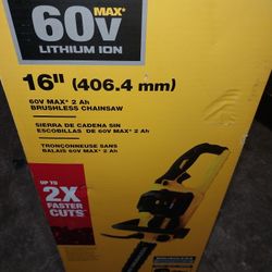 Dewalt 16" 60v Chainsaw Kit