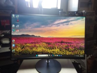 Sceptre Curved 27" Inch  Gaming  LEDMonitor HDMI VGA Up 75Hz Build Speakers  Model: T27