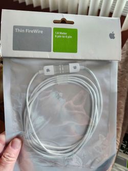 THIN FIREWIRE 1.8 METER 6 PIN TO 6 PIN