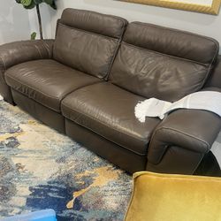 Leather Reclining couch