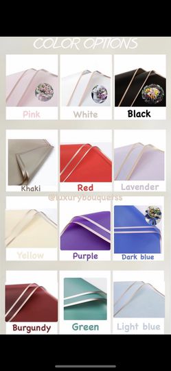 KOREAN WRAPPING PAPER FOR BOUQUETS for Sale in