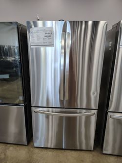 LG counter depth French door refrigerator 27cu stainless steel
