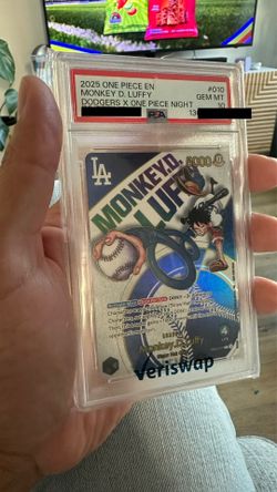 2025 Dodgers X One Piece Night PSA 10 Monkey D Luffy