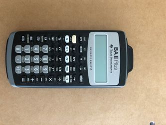 Texas Instruments BA II Plus Financial Calculator