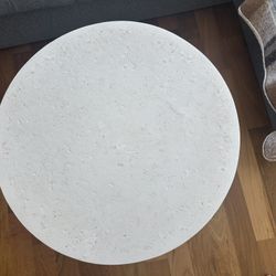 West Elm Faux Stone Coffee Table
