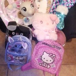 Hello Kitty Stuffed Animal & Backpack 
