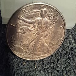 Walking Liberty Half Dollar 1942 Nice Condition Silver