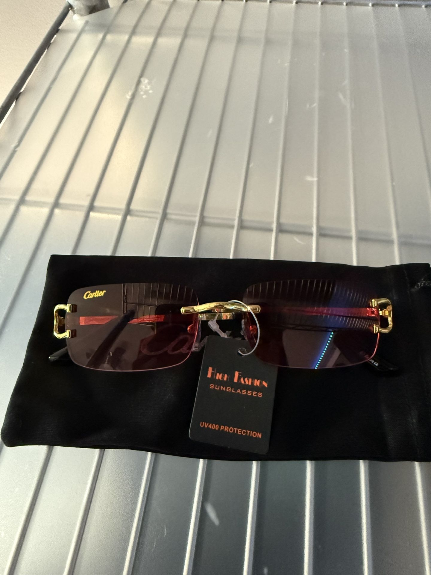 Dark Red Cartier Lense