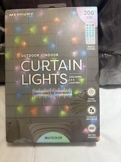 Mercury Outdoor & Indoor Curtain Lights 
