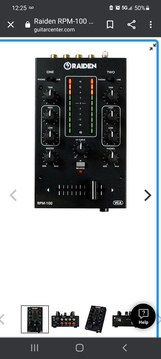 RPM-100 Raiden Portable Mixer
