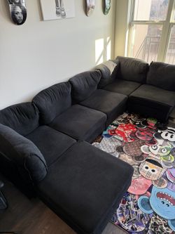 Black Sectional Couch