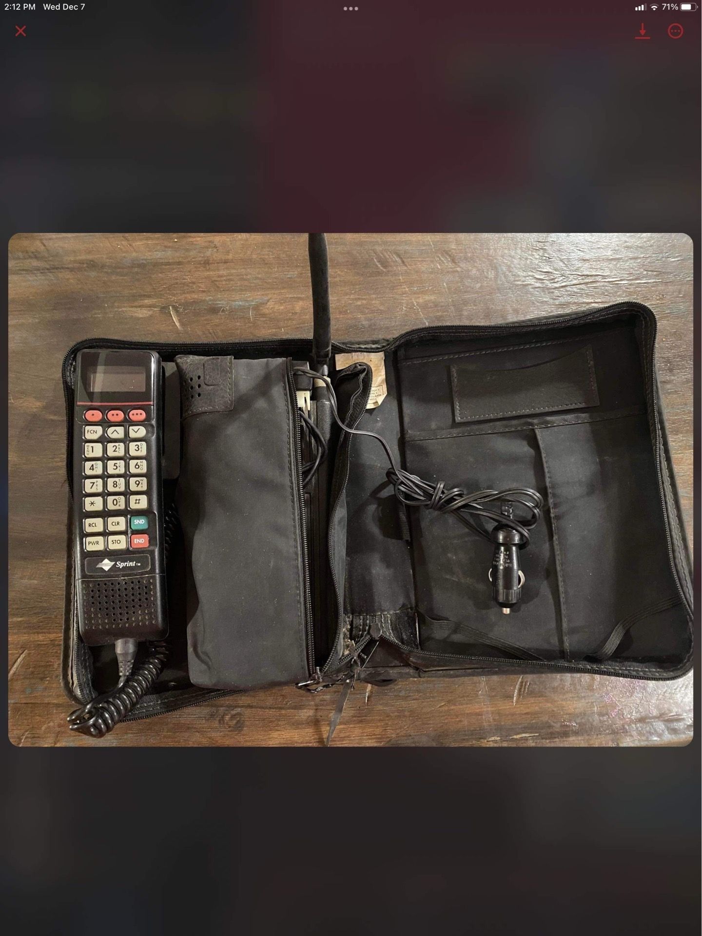 Vintage car phonev