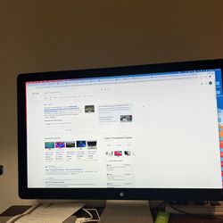 Apple 27 inch thunder bolt display