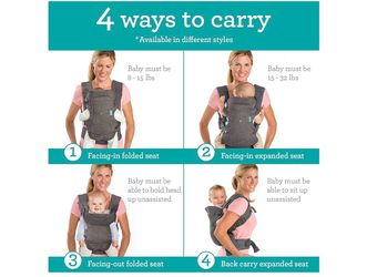 Infantino Flip 4-in-1 Convertible Baby Carrier