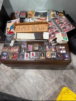 Sports cards, memorabilia, and autographs