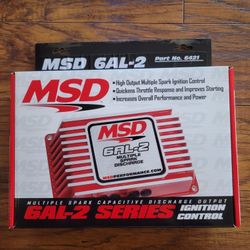 MSD 6AL-2 Ignition Control