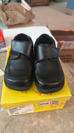 Smart Fit Kids Black Dress Shoes Size 6W