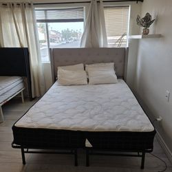 Queen Bed Frame Matterss And Headboard 