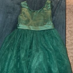 Green formal dress