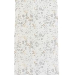  Two Floral Curtain Panel with Grommets. 