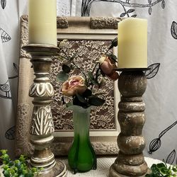 Natural Candle Holders