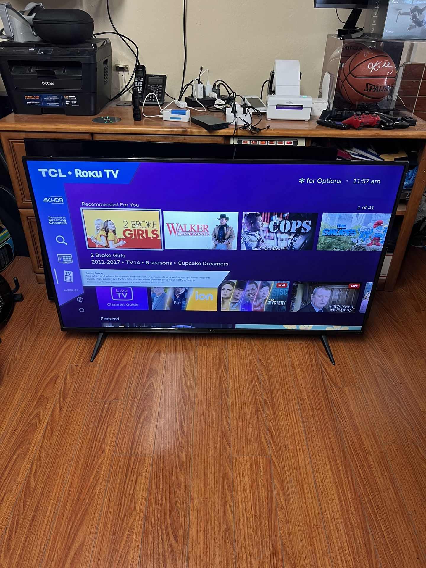 TCL 4K 55” Roku Tv