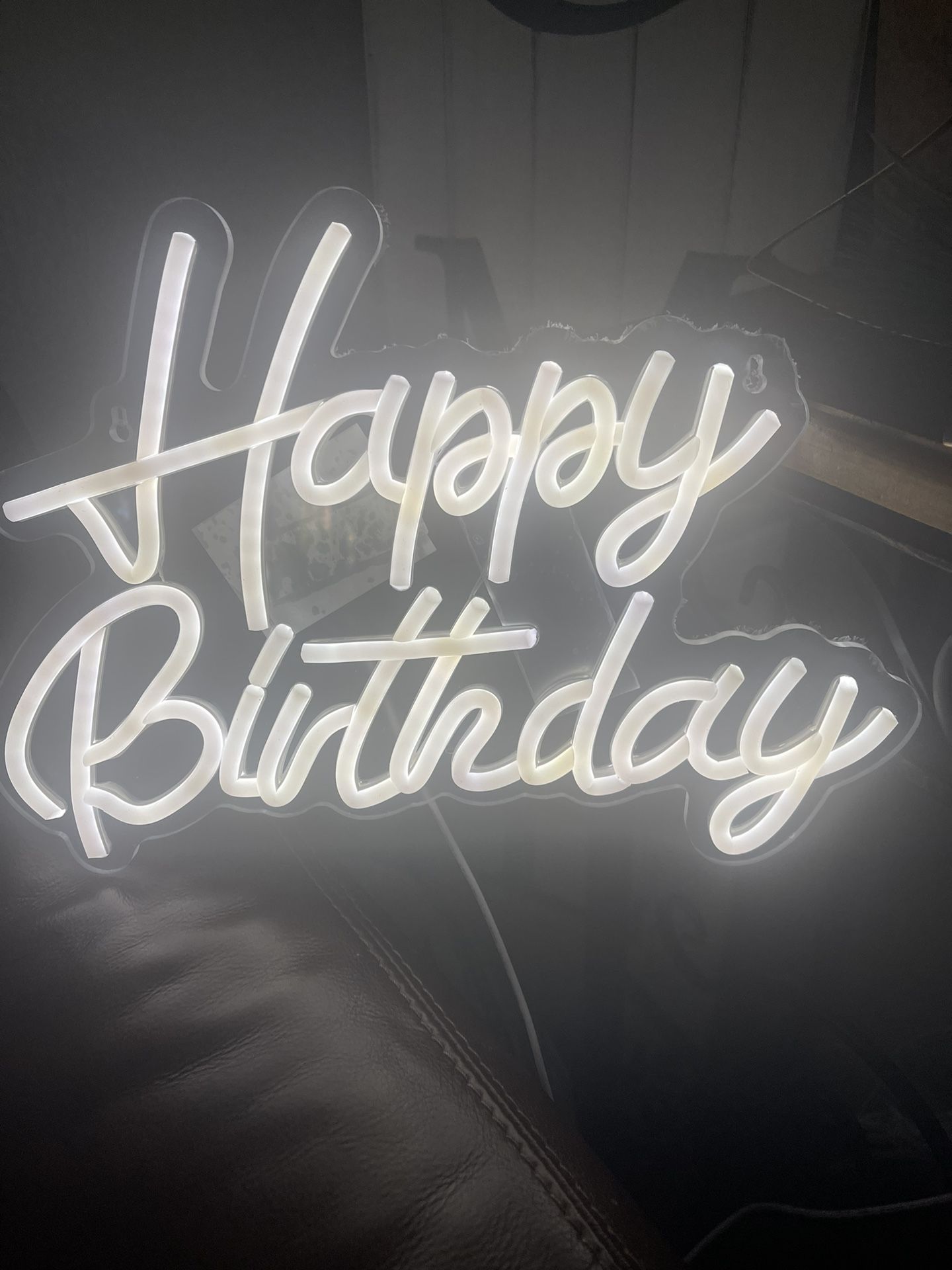 NEW Neon LED Happy Birthday sign