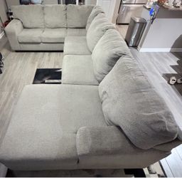 Ashley Erinsburg 2-piece sectional with chaise.