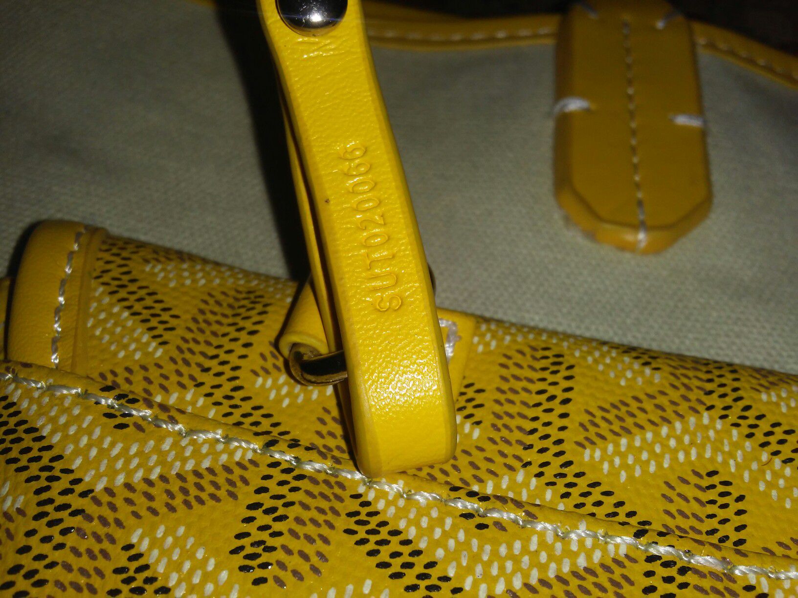 Goyard Goyardine St. Louis PM w/Pouch - Yellow Totes, Handbags - GOY37782