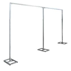 10'x20' Backdrop Stand Pipe And Drape (2pcs)