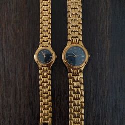 Movado ESQ - His & Hers - Gold Plated