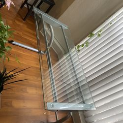 Modern Glass Desk – $125